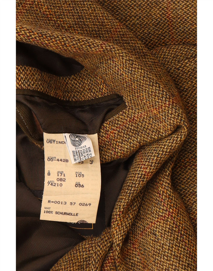 HUGO BOSS Muška jakna sa 2 gumba EU 56 3XL smeđa karirana nova vuna