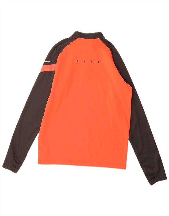 Nike Boys Dri Fit Graphic Pulover Trenirka Top 12-13 Years Large Orange