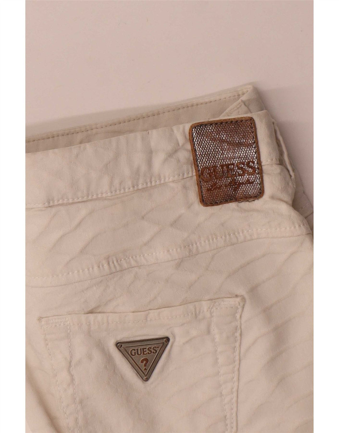 Guess ženske uske traperice W30 L29 Off White