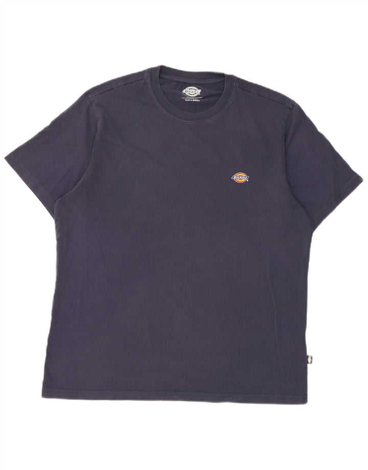 Dickies muška majica kratkih rukava srednje tamnoplavi pamuk