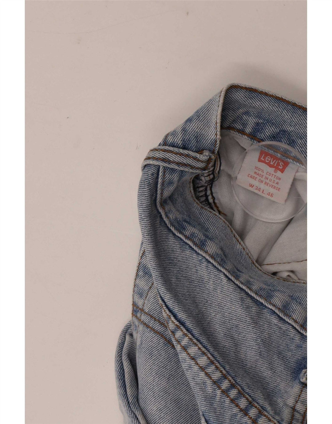 Levi's muške sužene traperice W34 L28 plavi pamuk