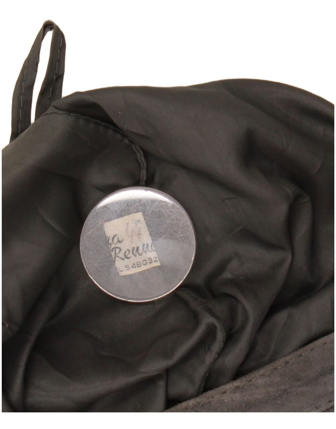 VINTAGE ženska suknja od brušene kože IT 44 W27 L26 siva