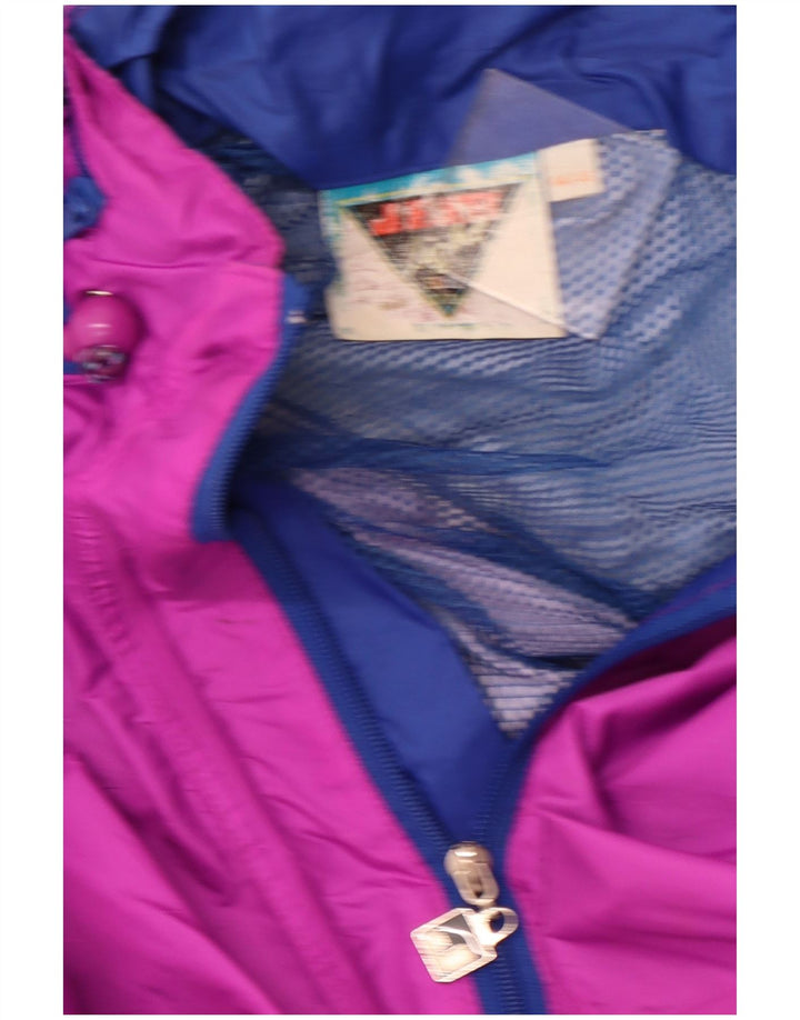 J JEANTEX ženska kišna jakna s kapuljačom UK 44/46 2XL ljubičasta boja