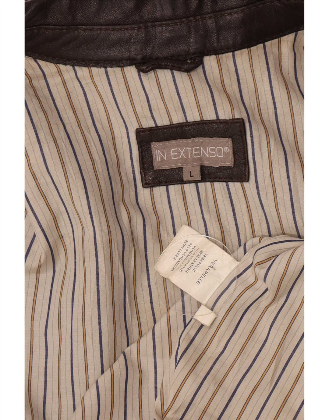U Extenso muškoj kožnoj jakni UK 40 Large Brown
