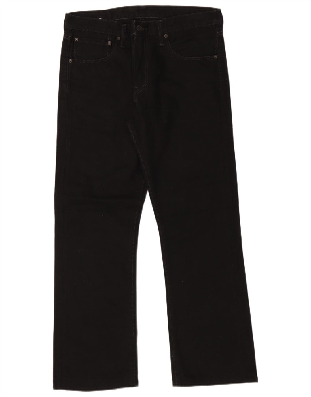 Levi's muške Bootcut traperice W34 L30 crni pamuk