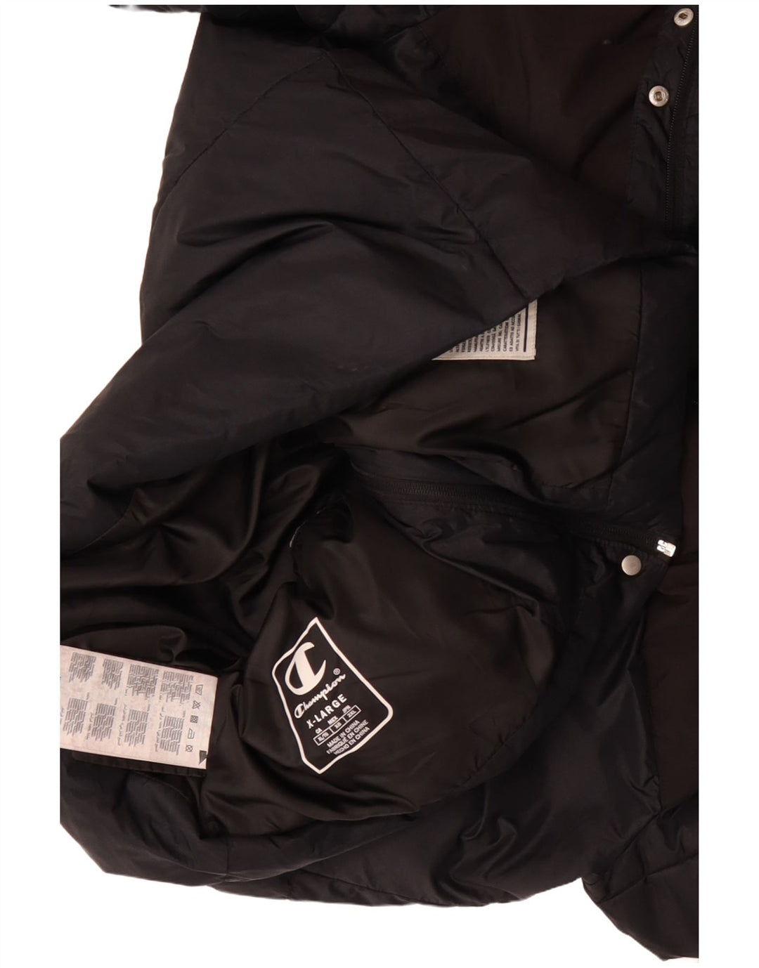 CHAMPION Ženska široka podstavljena jakna UK 18 XL crne boje