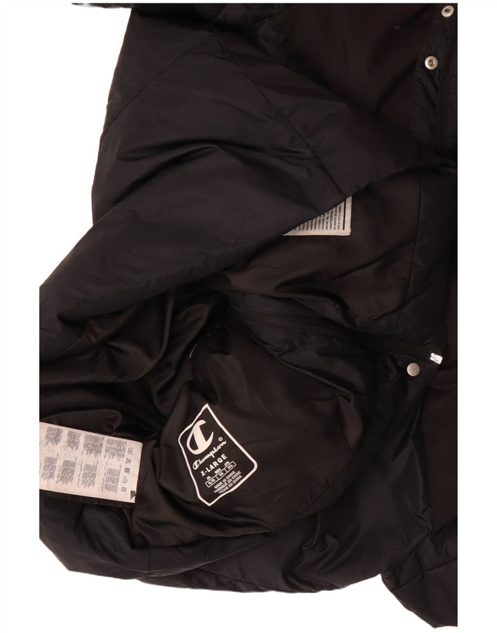 CHAMPION Ženska široka podstavljena jakna UK 18 XL crne boje