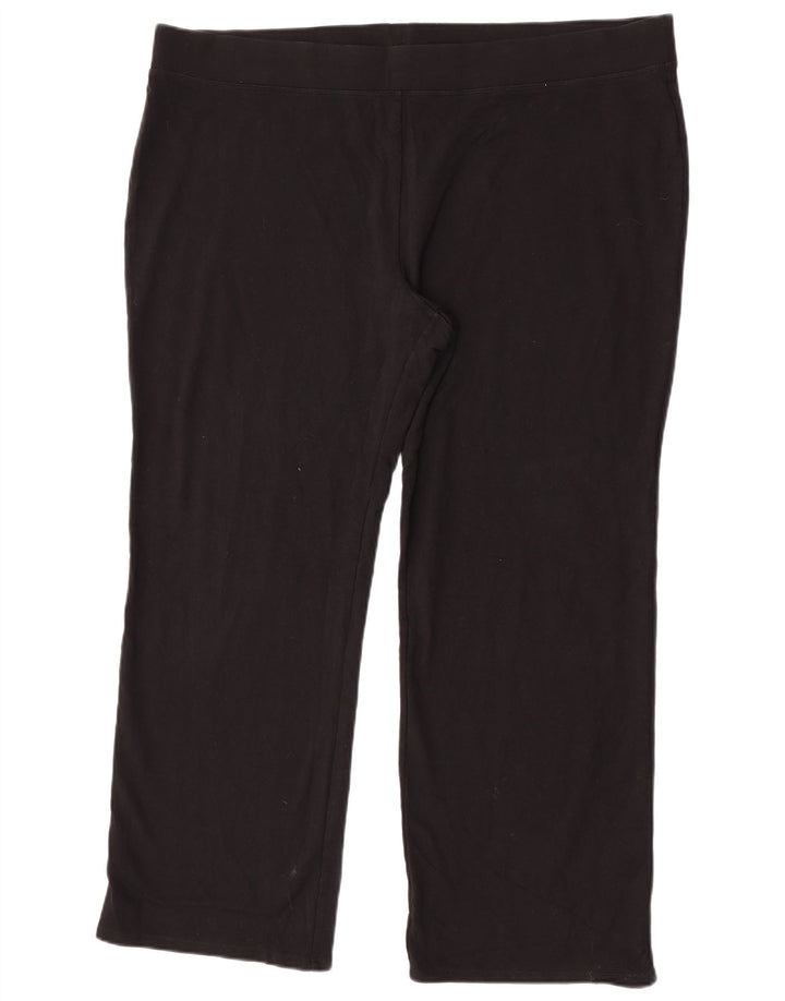 Marks & Spencer ženske tajice UK 24 4XL crni pamuk