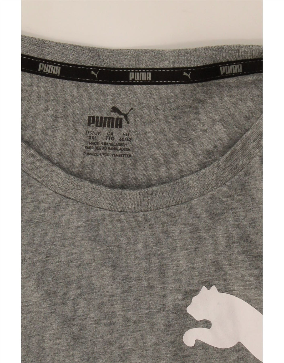 Mens Graphic T-Shirt Top 2XL Vintage Puma and Second-Hand Puma from Messina Hembry 