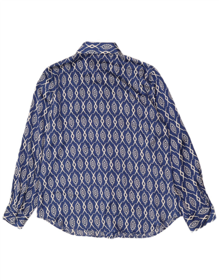 Zara ženska košulja UK 10 Small Blue Ikat