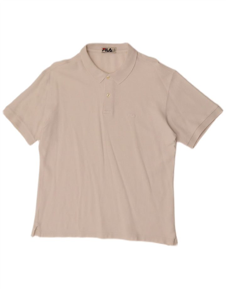 Fila muška polo majica srednje bijele boje