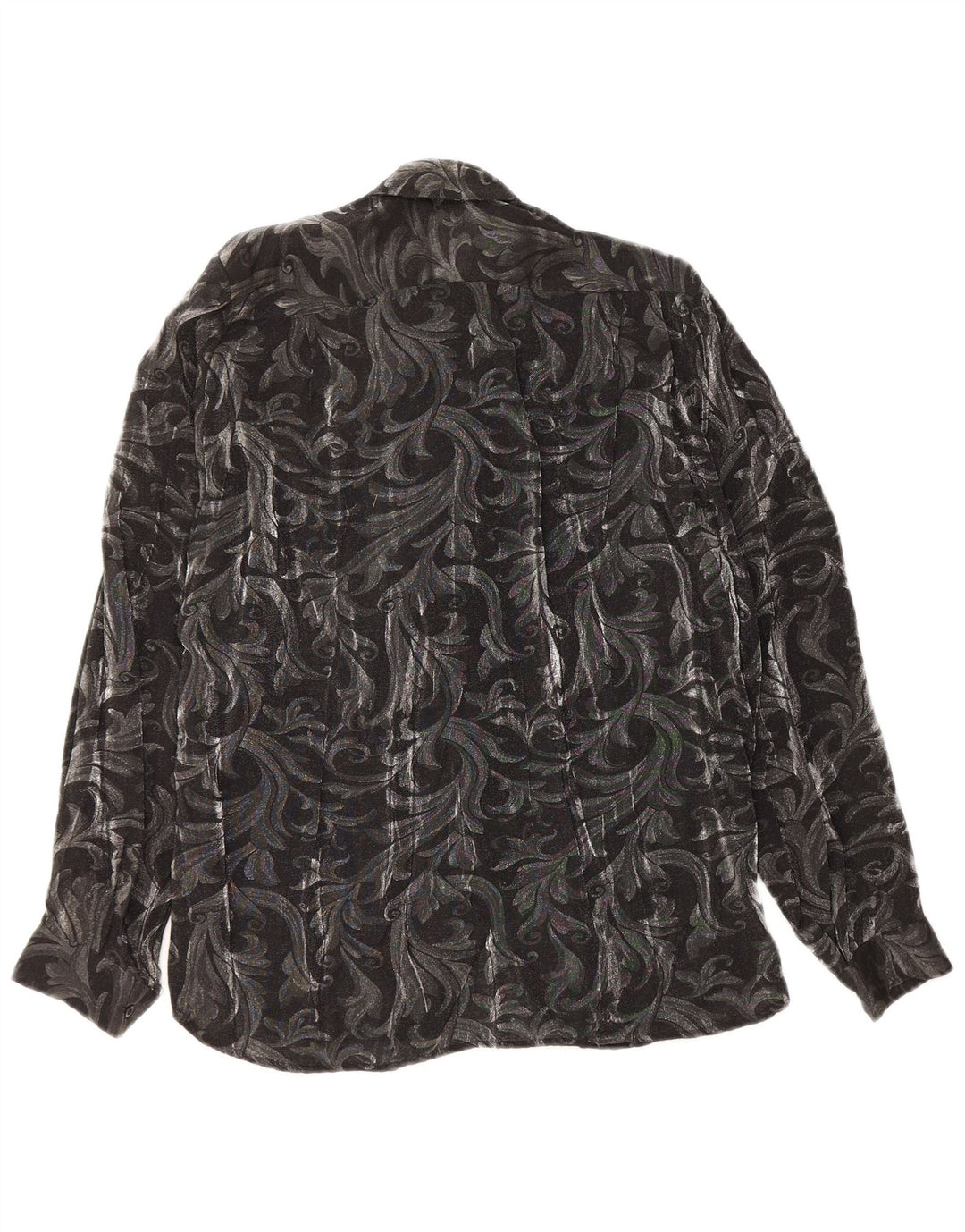 LUCIANA Ženska košulja s volanima sprijeda IT 42 srednje siva paisley boja