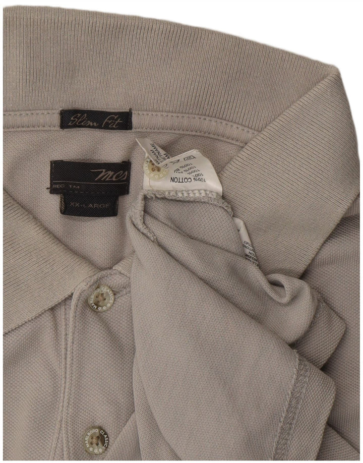 MARLBORO CLASSICS Muška uska polo majica 2XL sivi pamuk