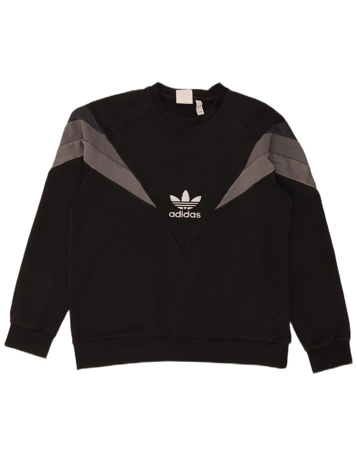 Adidas muška majica s grafičkim motivima, veliki crni poliester u blokovima boja