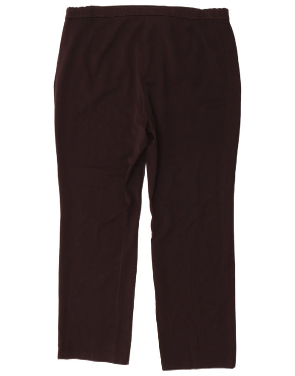 Marks & Spencer ženske ležerne hlače visokog struka UK 16 Large W38 L30 crne