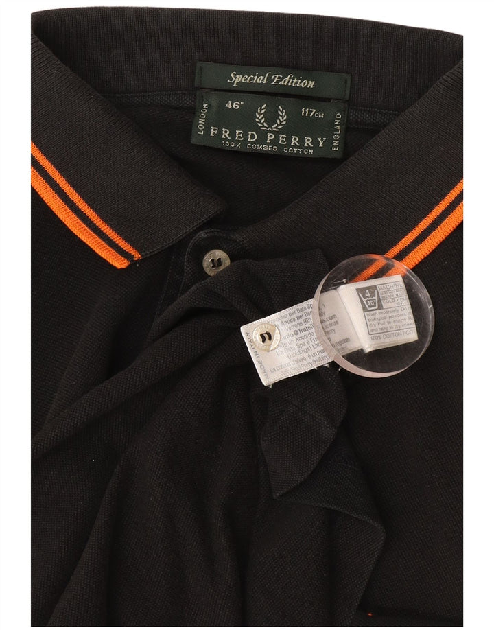 Fred Perry muška polo majica velika crna pamučna