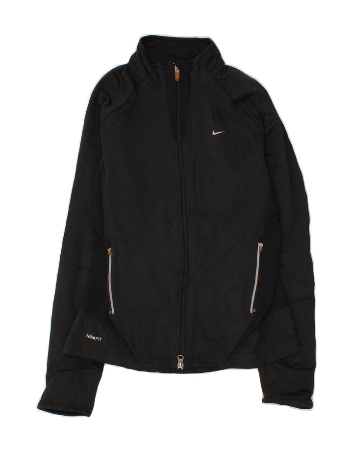 NIKE Womens Tracksuit Top Jacket UK 8/10 Medium Grey Polyester Vintage Nike and Second-Hand Nike from Messina Hembry 