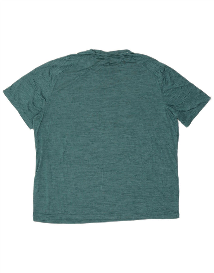 Muška majica kratkih rukava Eddie Bauer XL zeleni pjegavi poliester