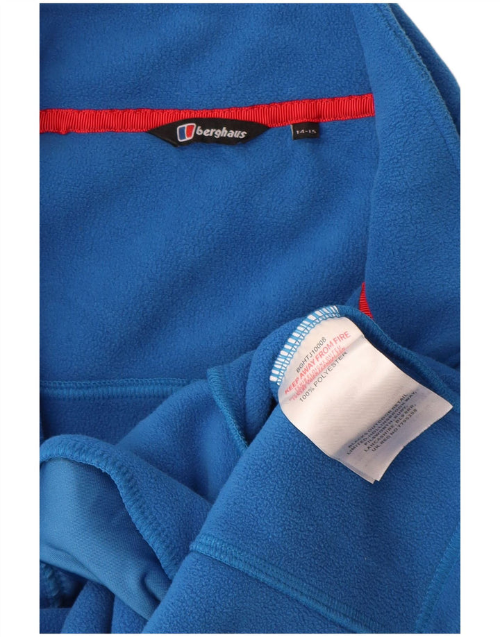Berghaus Flis jakna za dječake 14-15 godina plava poliesterska boja