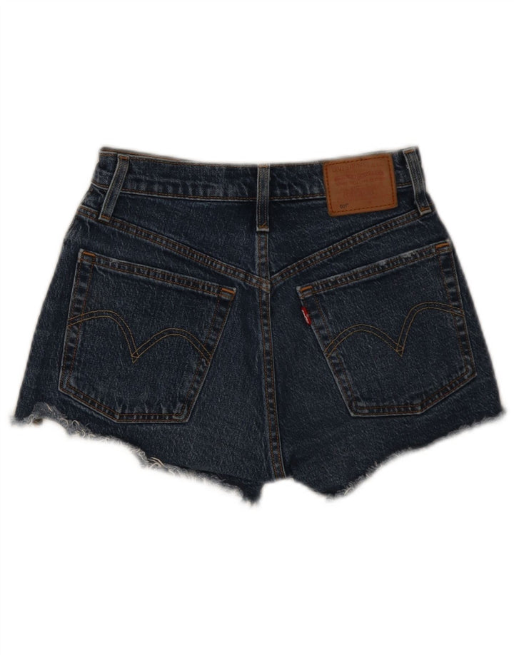 Levi's ženske 501 traper vruće hlačice W26 male plave