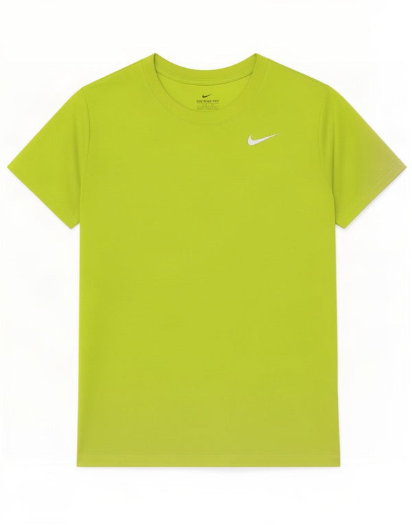 Nike Ženska Dri Fit majica kratkih rukava UK 16 veliki zeleni poliester