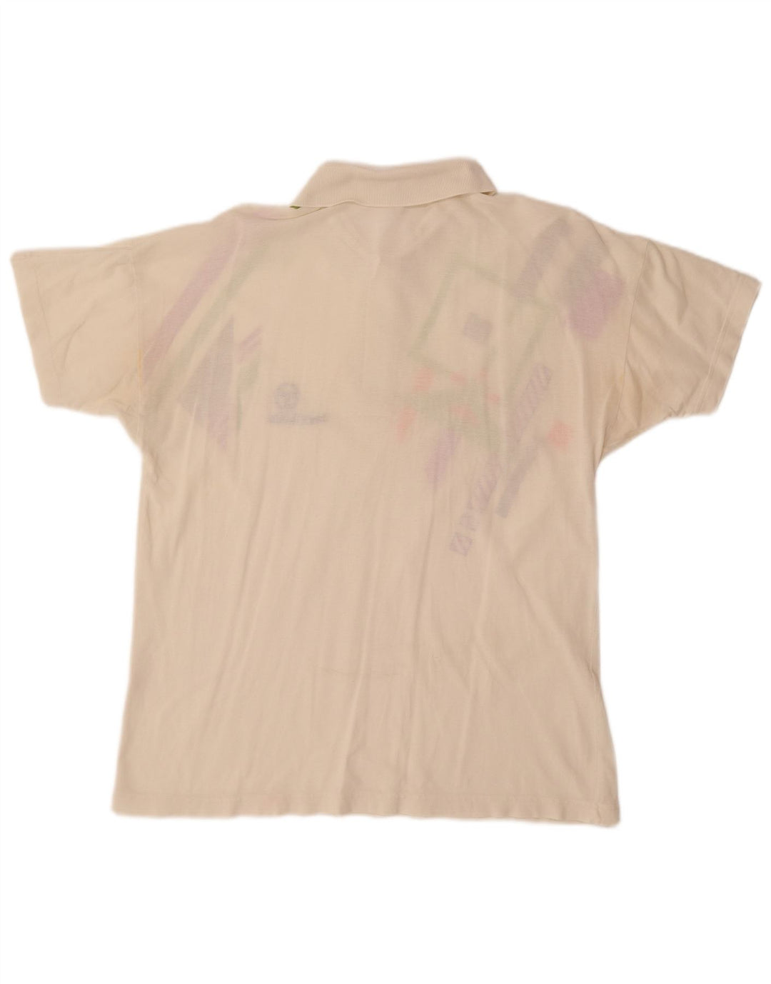 SERGIO TACCHINI Muška polo majica EU 50 srednje bijele boje, geometrijski pamuk