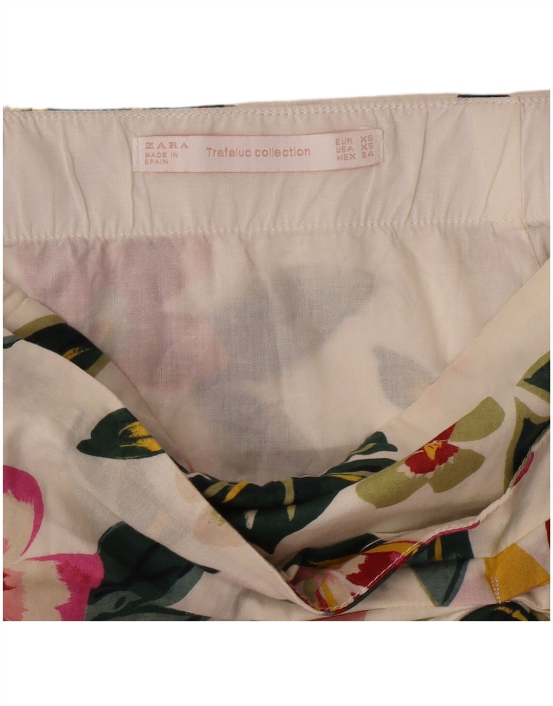 Zara ženska mini suknja XS W24 Off White Floral