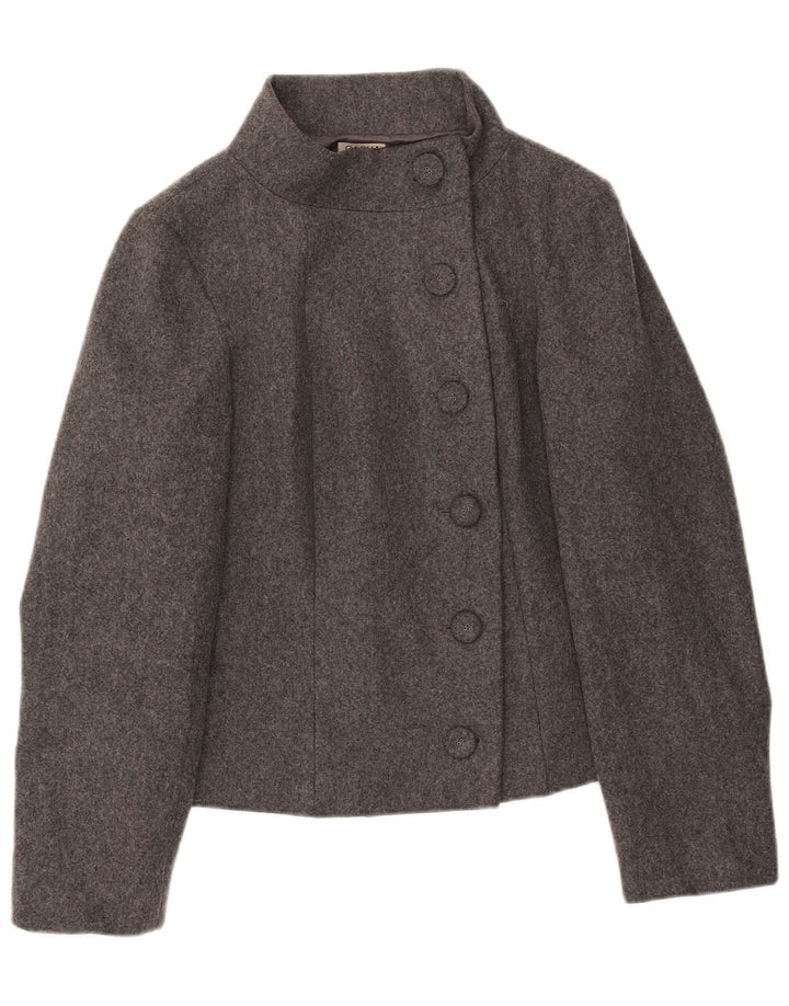 Sasha ženski sako sa 6 gumba UK 14 srednje siva vuna