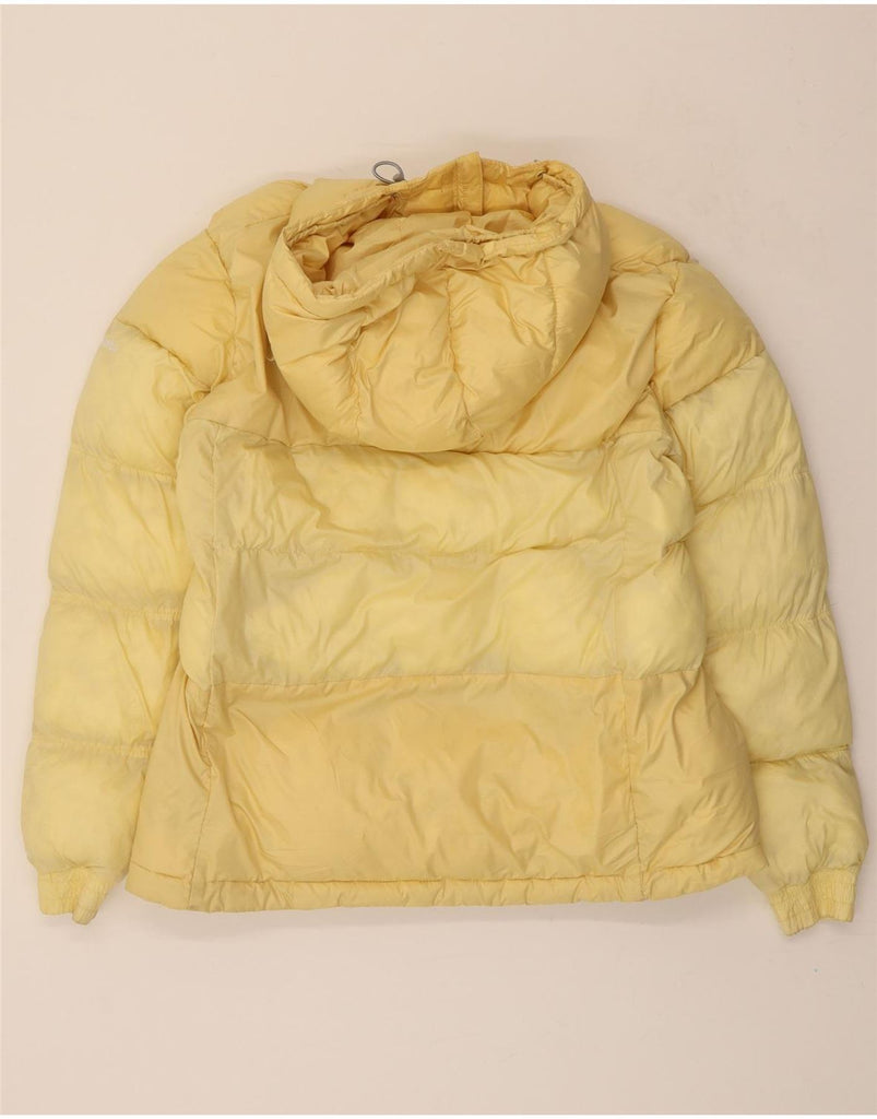 COLUMBIA Womens Hooded Padded Jacket UK 18 XL Yellow Polyester Vintage Columbia and Second-Hand Columbia from Messina Hembry 