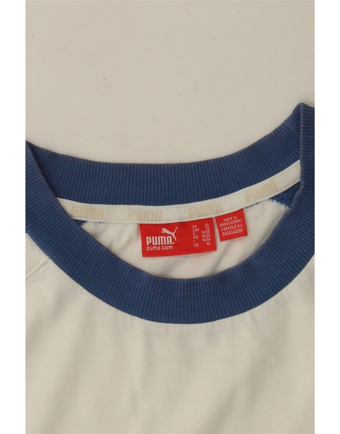 PUMA muški top XL grafički prsluk bijele boje