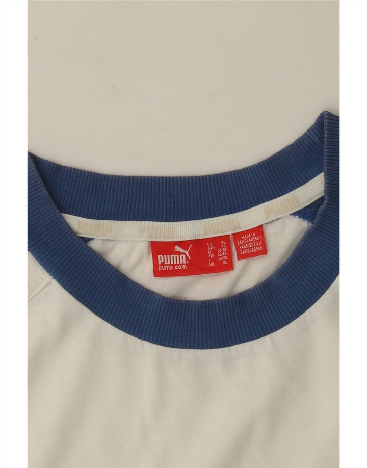 PUMA muški top XL grafički prsluk bijele boje