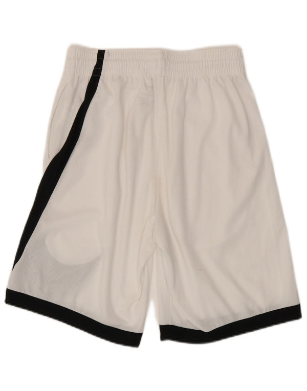 Nike Mens Dri Fit Sport Shorts Small White Colourblock Polyester