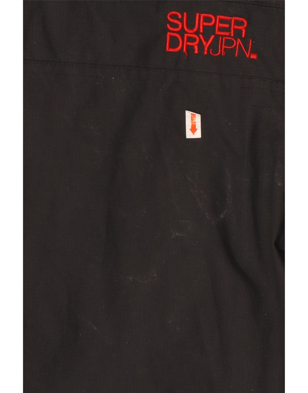 SUPERDRY ženska jakna vjetrovka UK 18 XL crni najlon