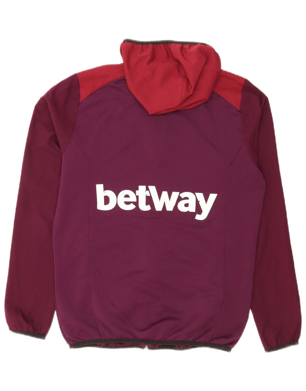 Umbro Mens West Ham United F.C Zip Hoodie Sweater Medium Burgundy Sports