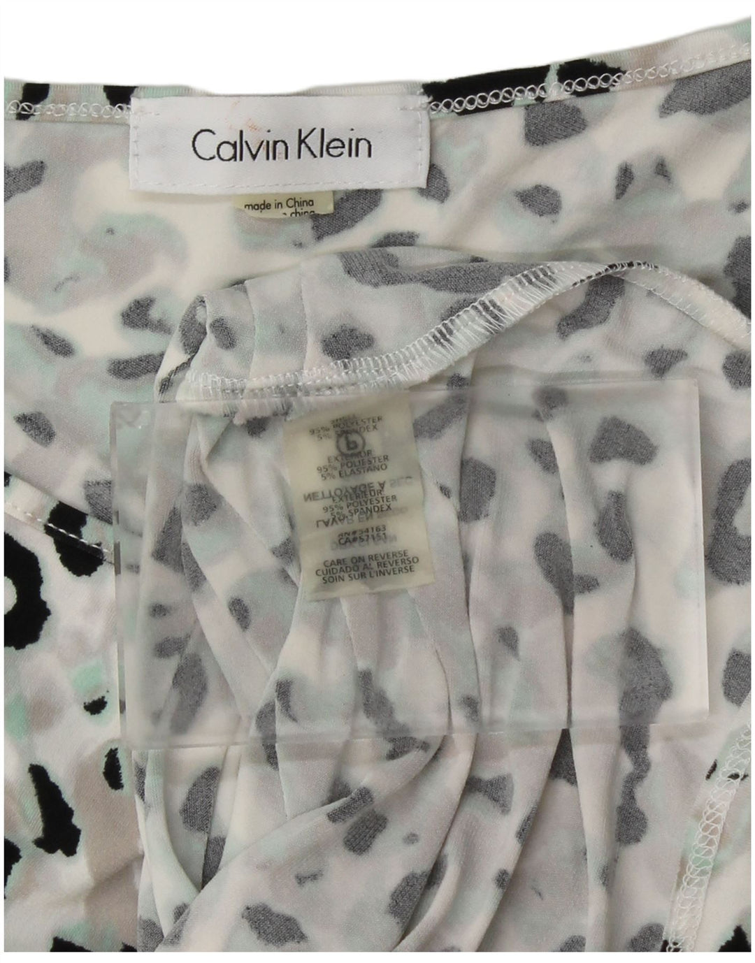 CALVIN KLEIN Ženski prsluk UK 12 Srednji raznobojni životinjski print