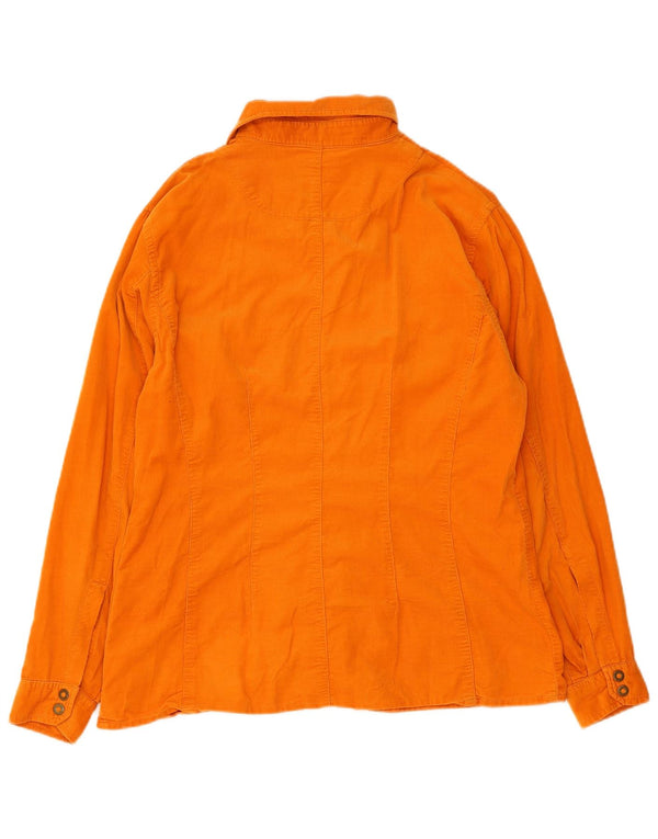 Esprit ženska jakna od samta UK 16 Large Orange Cotton