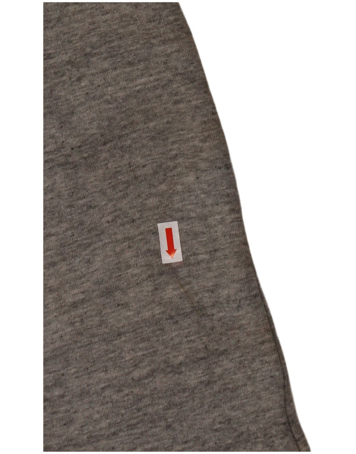 JACK WILLS Ženska velika majica s kapuljačom UK 10 Mali sivi pamuk