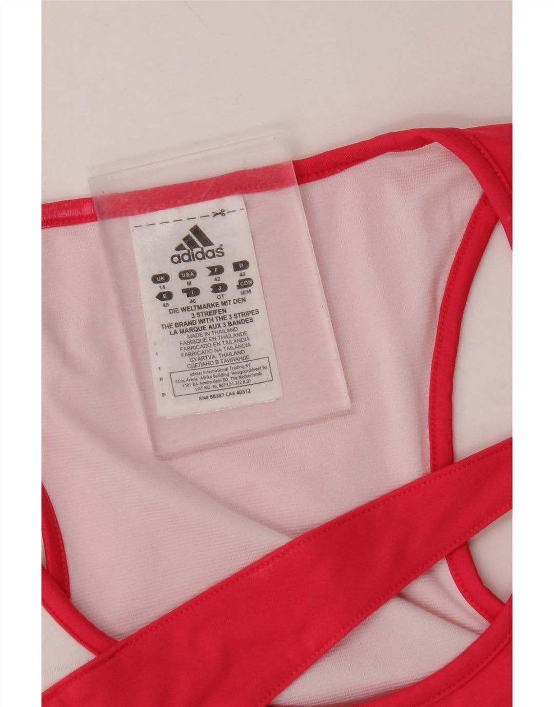 ADIDAS ženski prsluk UK 14 Srednje ružičasti najlon