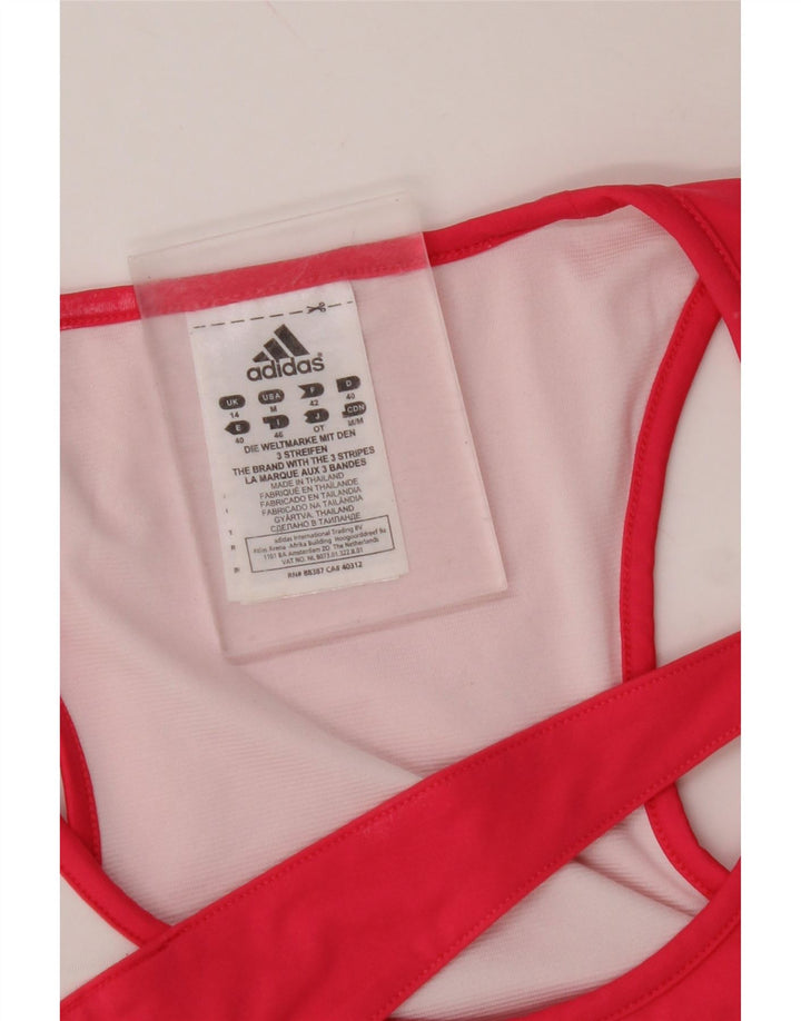 ADIDAS ženski prsluk UK 14 Srednje ružičasti najlon