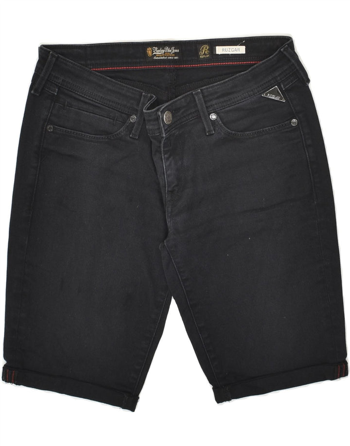 REPLAY Womens Denim Shorts W29 Medium  Grey Cotton Vintage Replay and Second-Hand Replay from Messina Hembry 