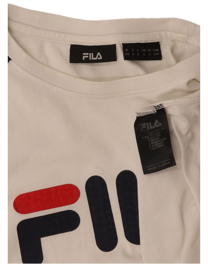 Fila muška majica kratkih rukava s grafičkim motivima, mali bijeli pamuk