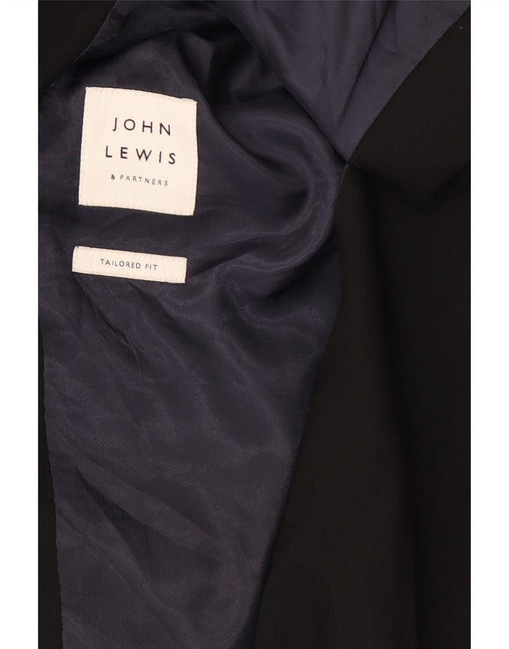 John Lewis muška jakna sako s 2 gumba UK 44 2XL crna vuna