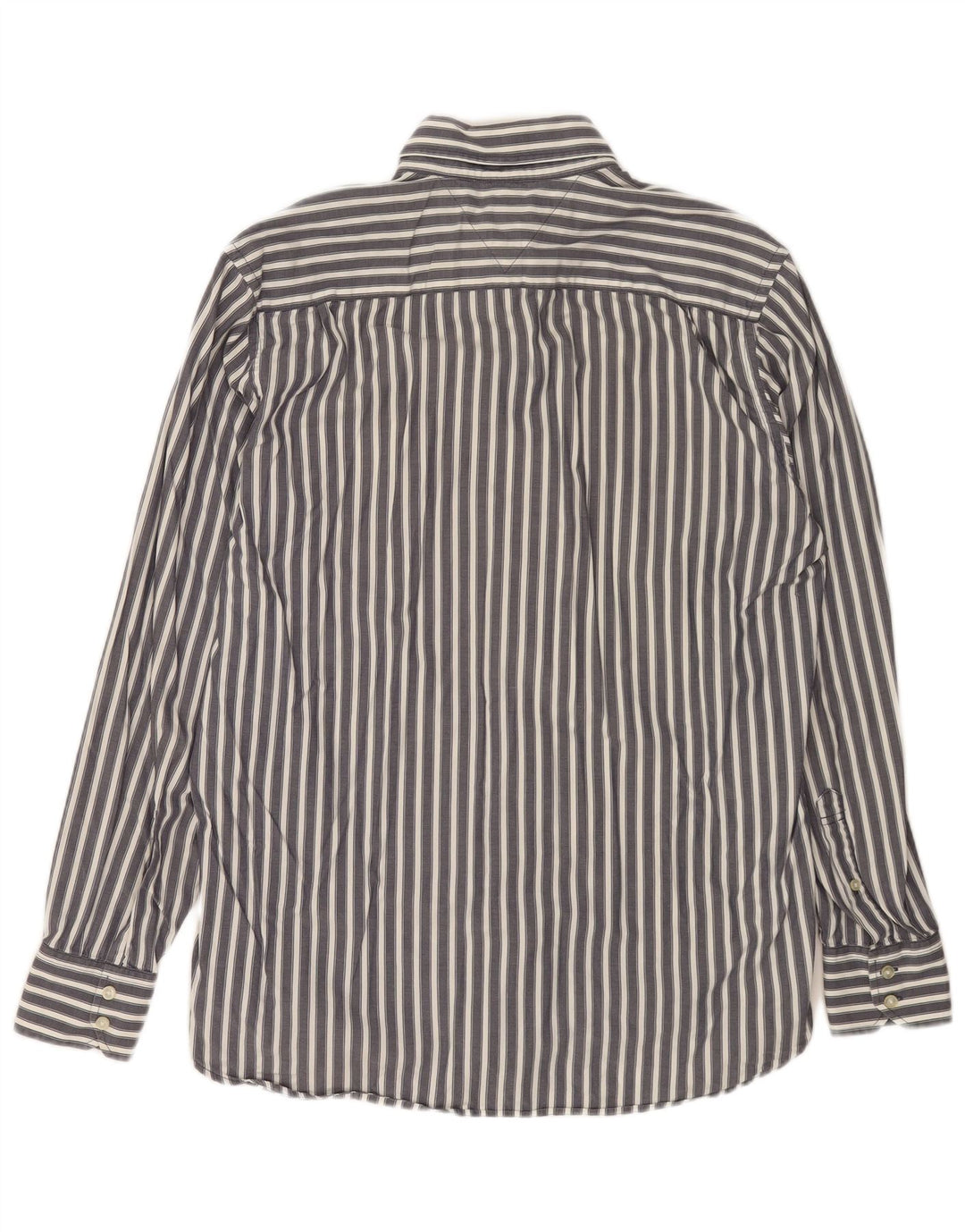 TOMMY HILFIGER Muška košulja srednje sive pruge Pamuk