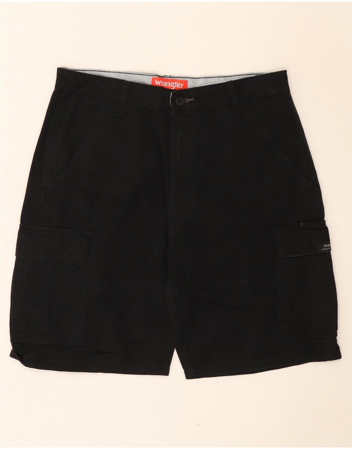 Wrangler muške kargo kratke hlače W30 Srednje crni pamuk