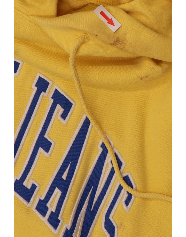 TOMMY HILFIGER Muška majica s kapuljačom, veliki žuti pamuk