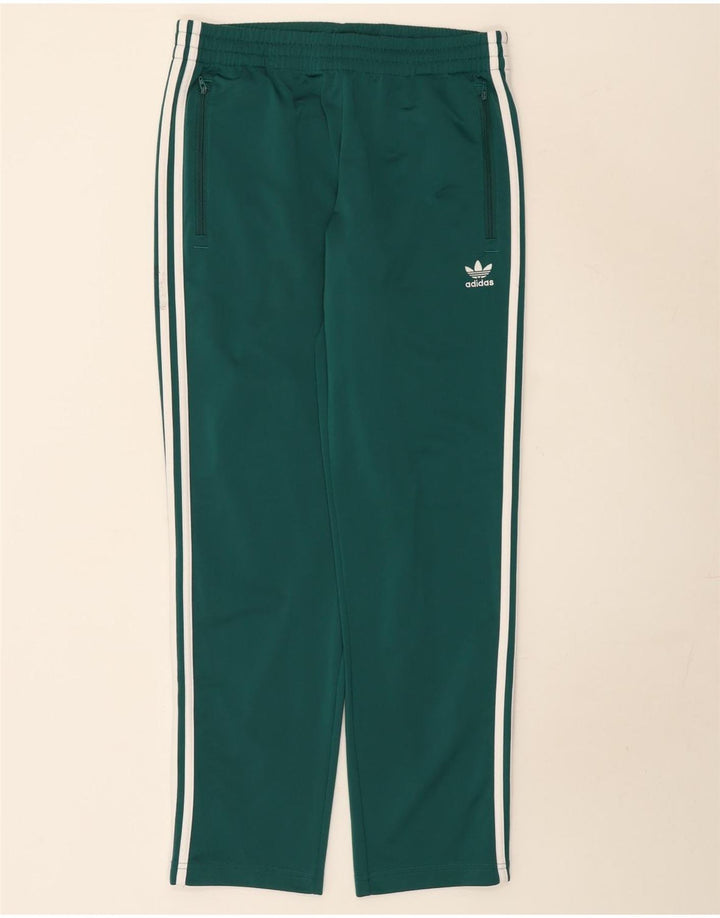 Adidas muške hlače od trenirke srednje zelene boje od poliestera