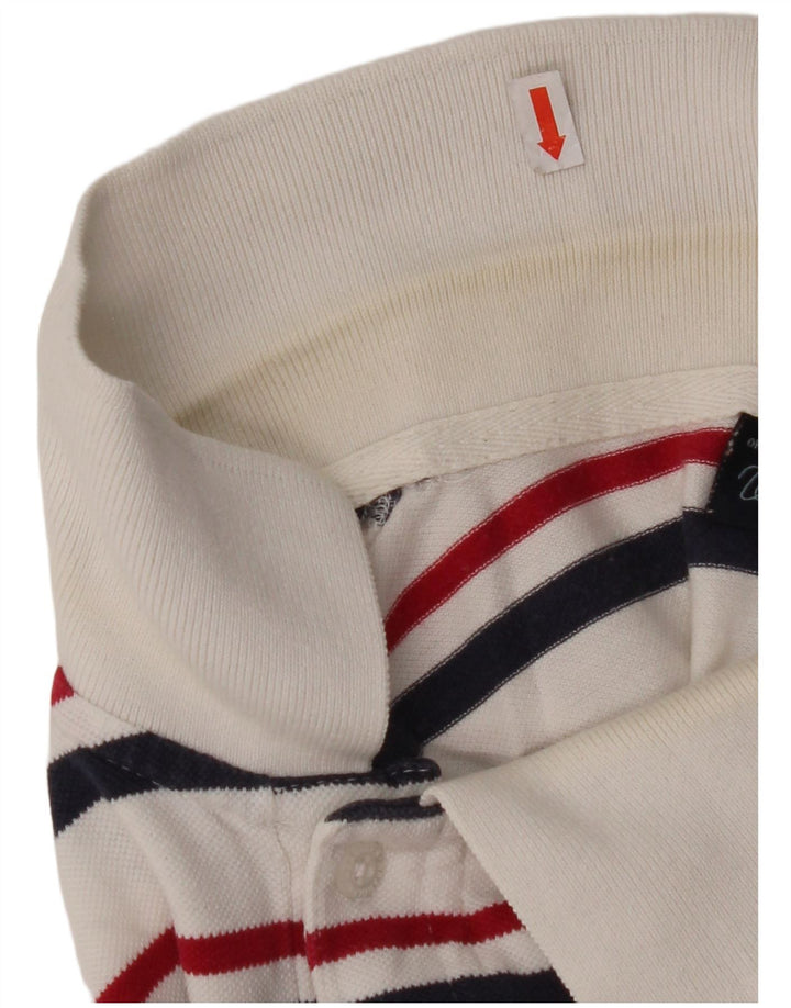 WRANGLER Muška polo majica 2XL bijeli pamuk na pruge