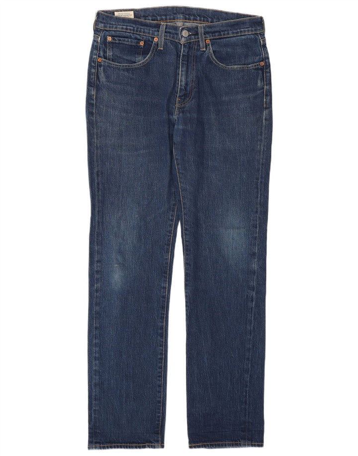 LEVI'S muške 514 ravne traperice W31 L32 plavi pamuk