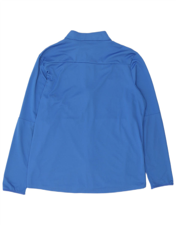 Nike Dri Fit trenirka gornja jakna XL plavi poliester