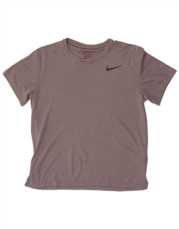 Nike Dri Fit standardna majica kratkih rukava srednje sivi poliester